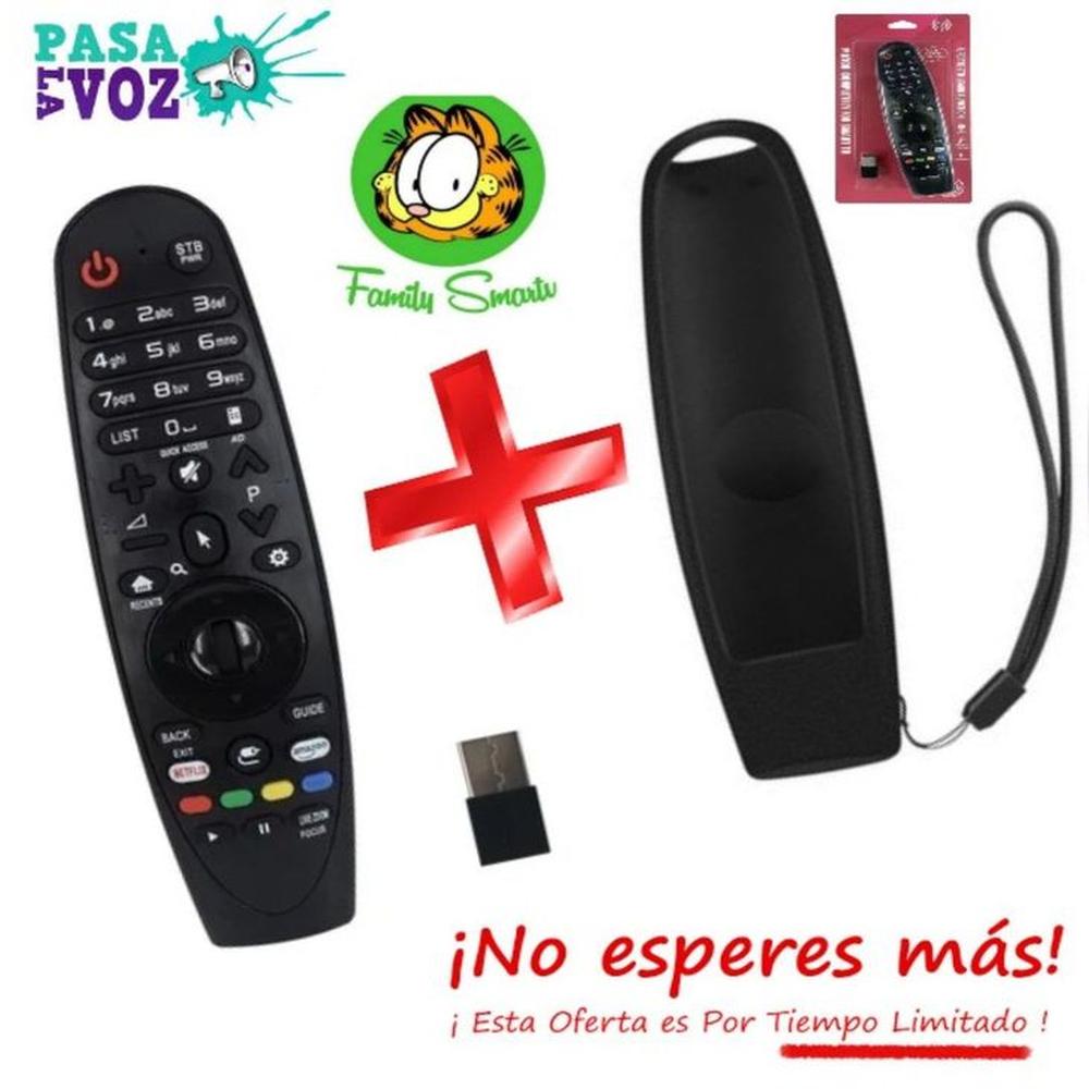 Control Remoto LG Universal Magic -Mr500-Mr600-Mr650 Funda Negro