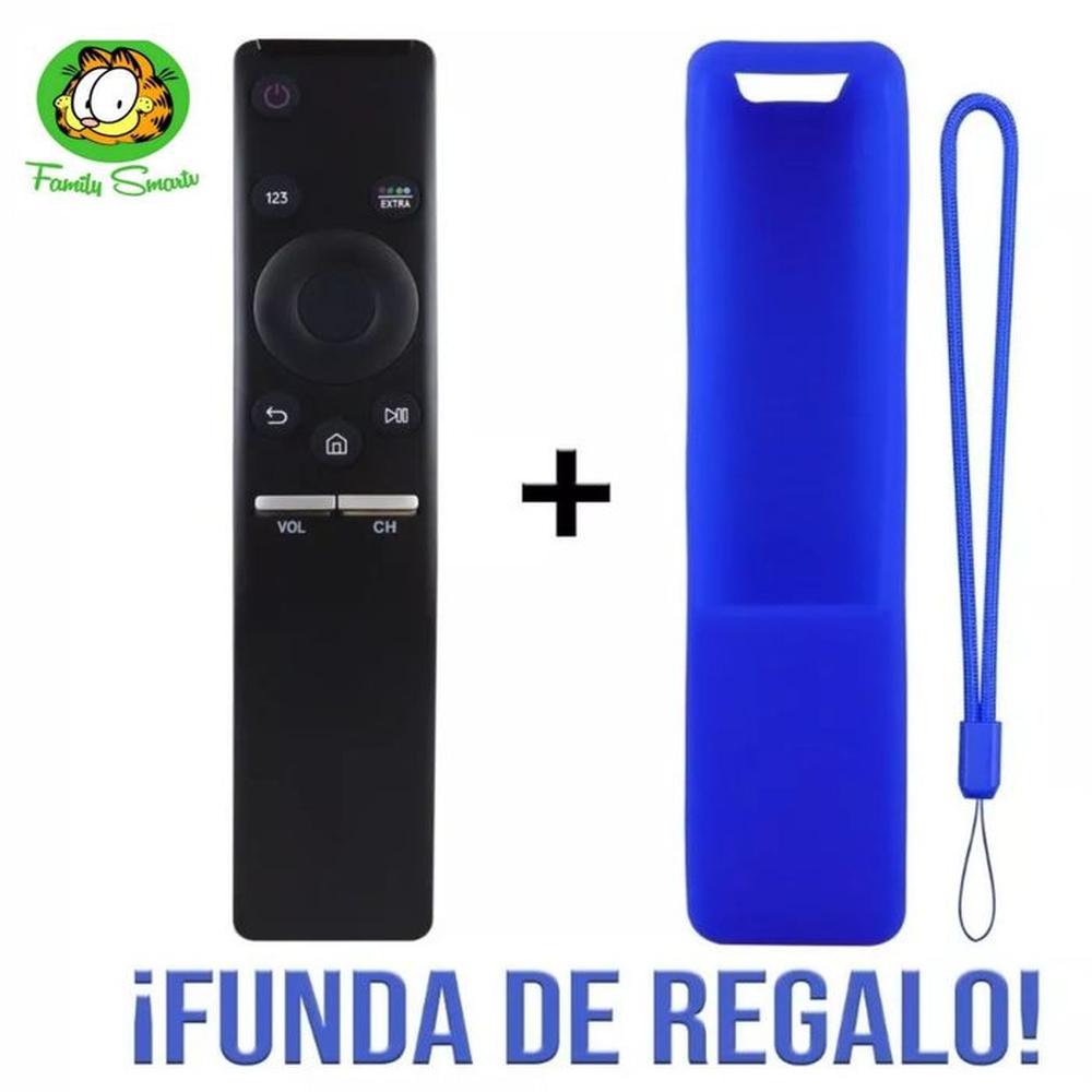 Control  Samsung Curvo 4k Uhd + Funda Azul