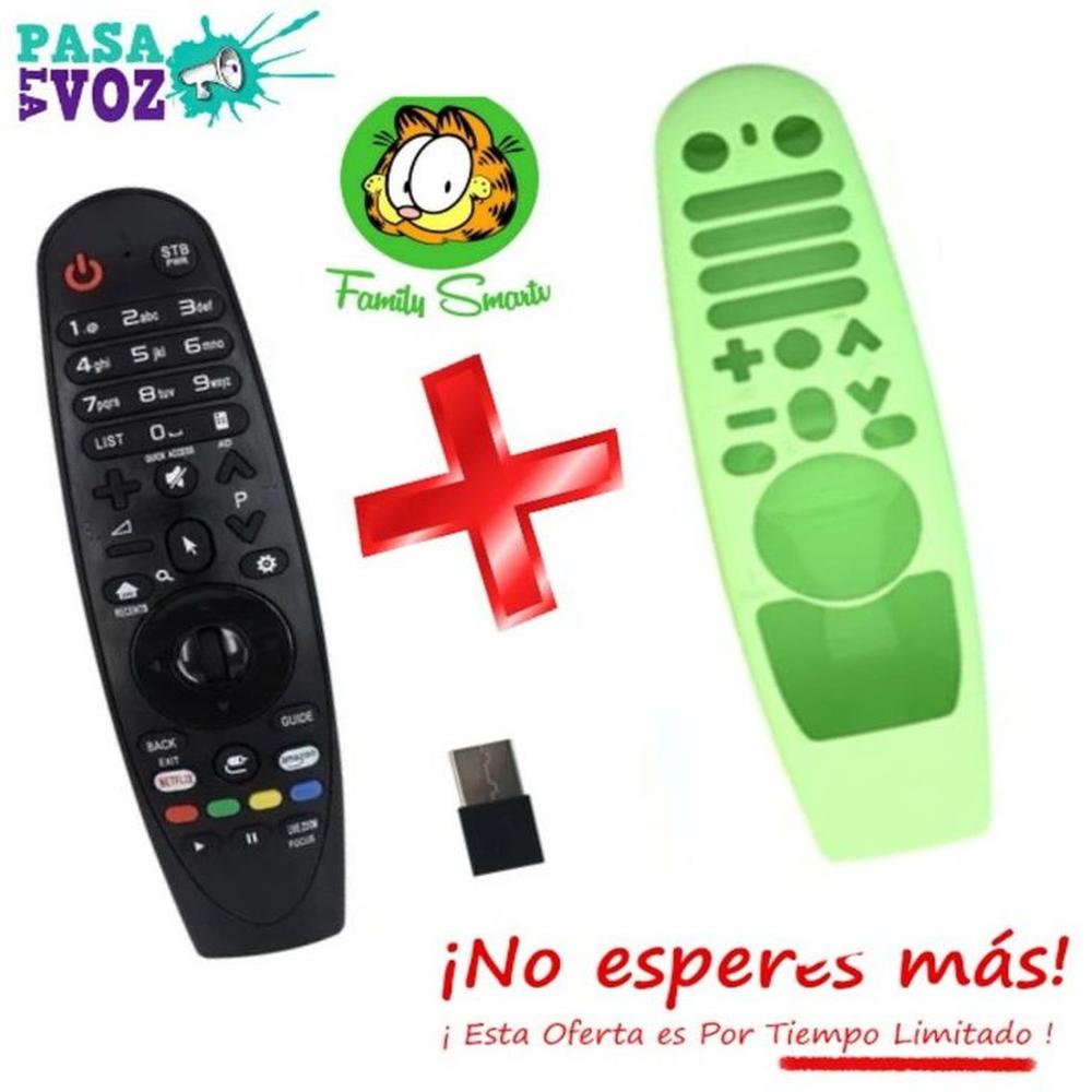 Control Remoto Generico LG Magic -Mr500-Mr600-Mr650 Funda Verde