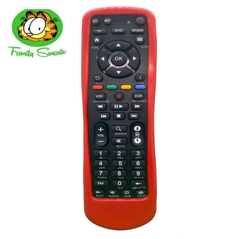 Funda de Silicona para Control Remoto Para Decodificador Movistar Rojo