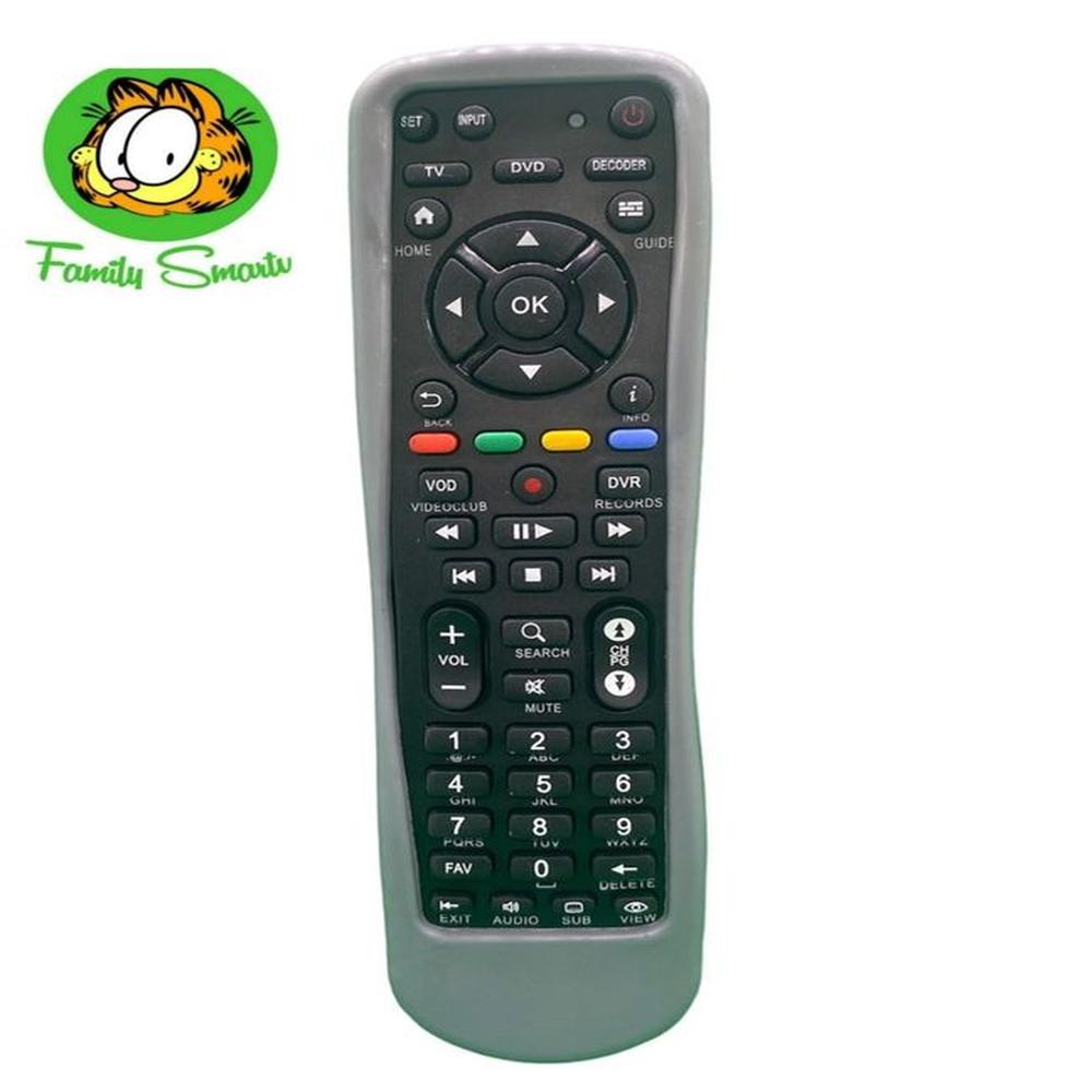 Funda de Silicona para Control Remoto Para Deco Movistar Plomo