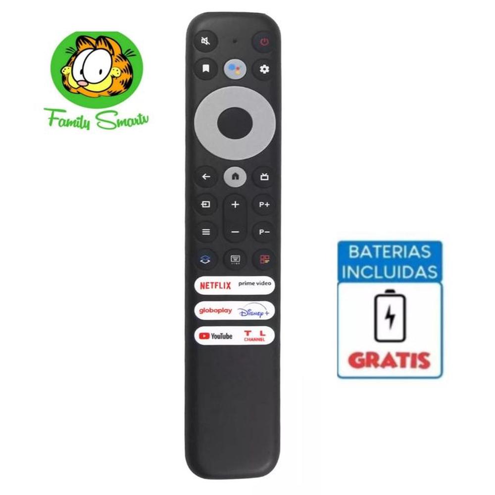 Control remoto genérico para TV inteligente TCL RC902V  Pilas