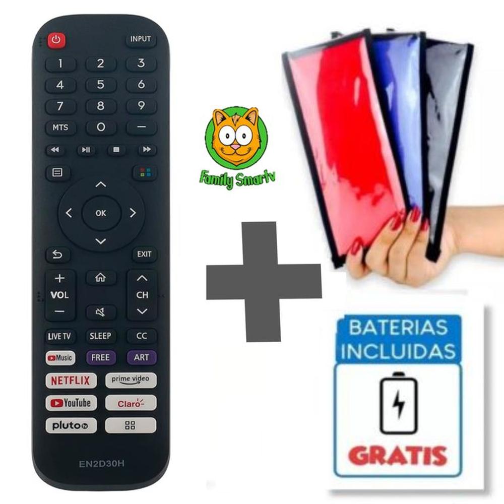 Control remoto para televisor Smart Hisense EN2I30H  funda