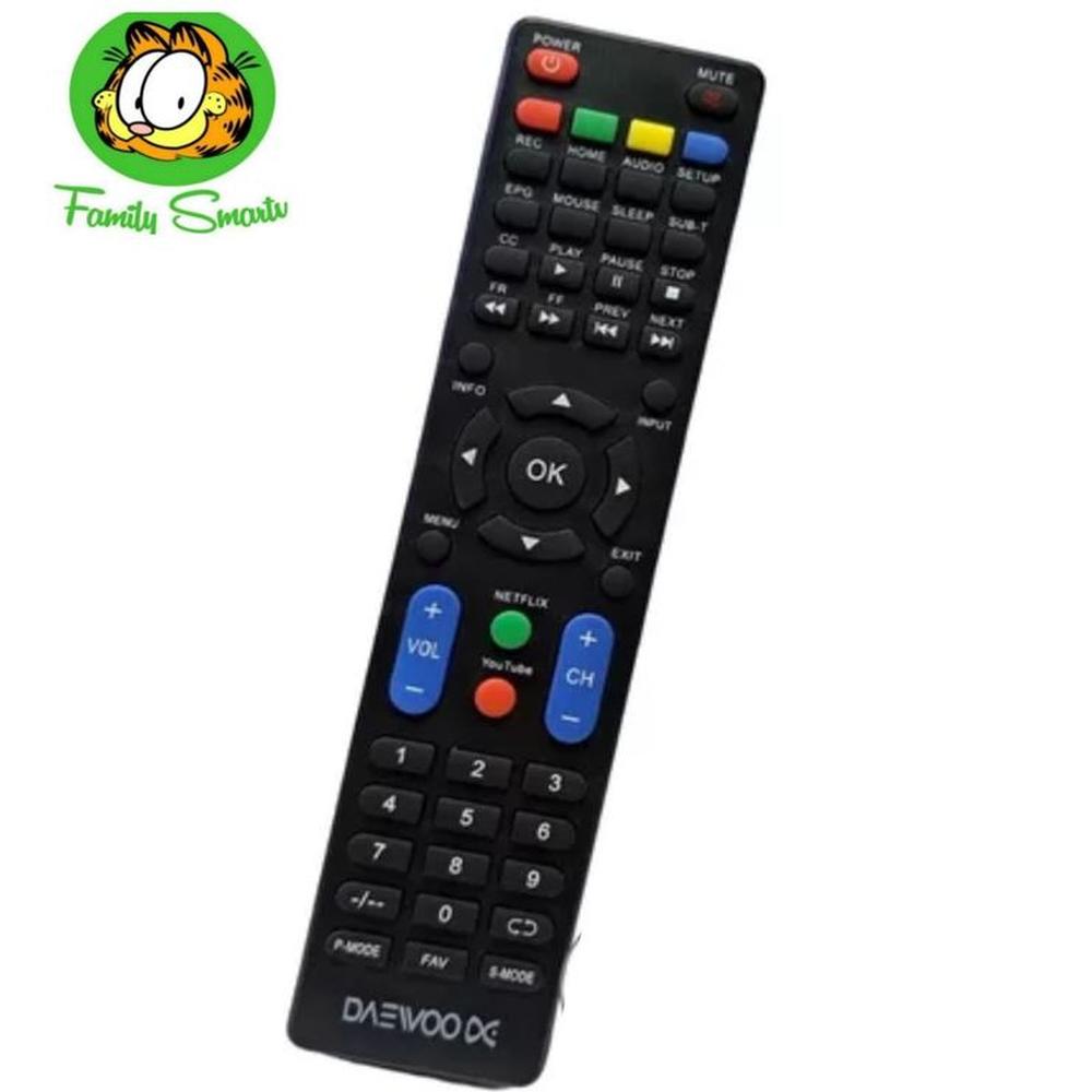 Control Remoto Daewo Para tv Smart Con Tecla Azul  Pilas