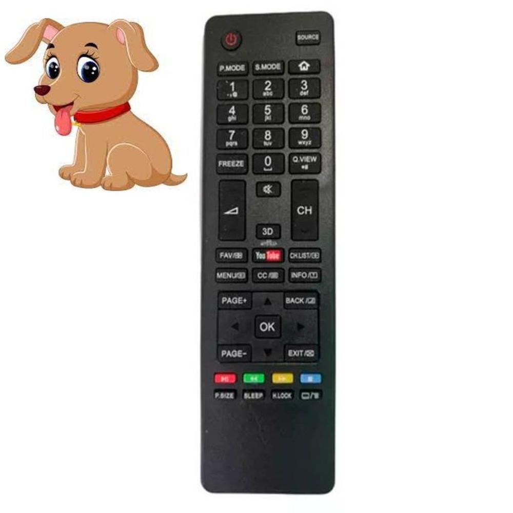 Control Remoto Genérico Haier Smart tv Pilas
