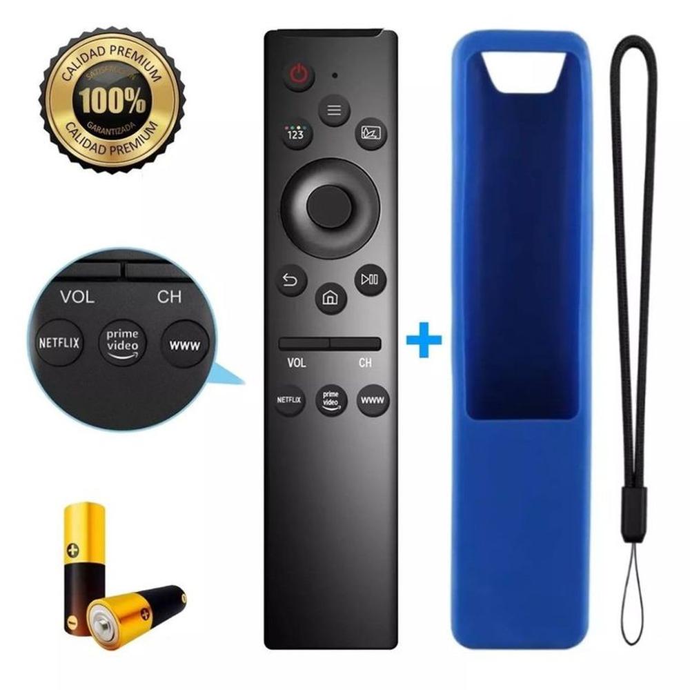 Control Remoto Para Samsung Smart Tv 4k Uhd Tv  Funda Azul