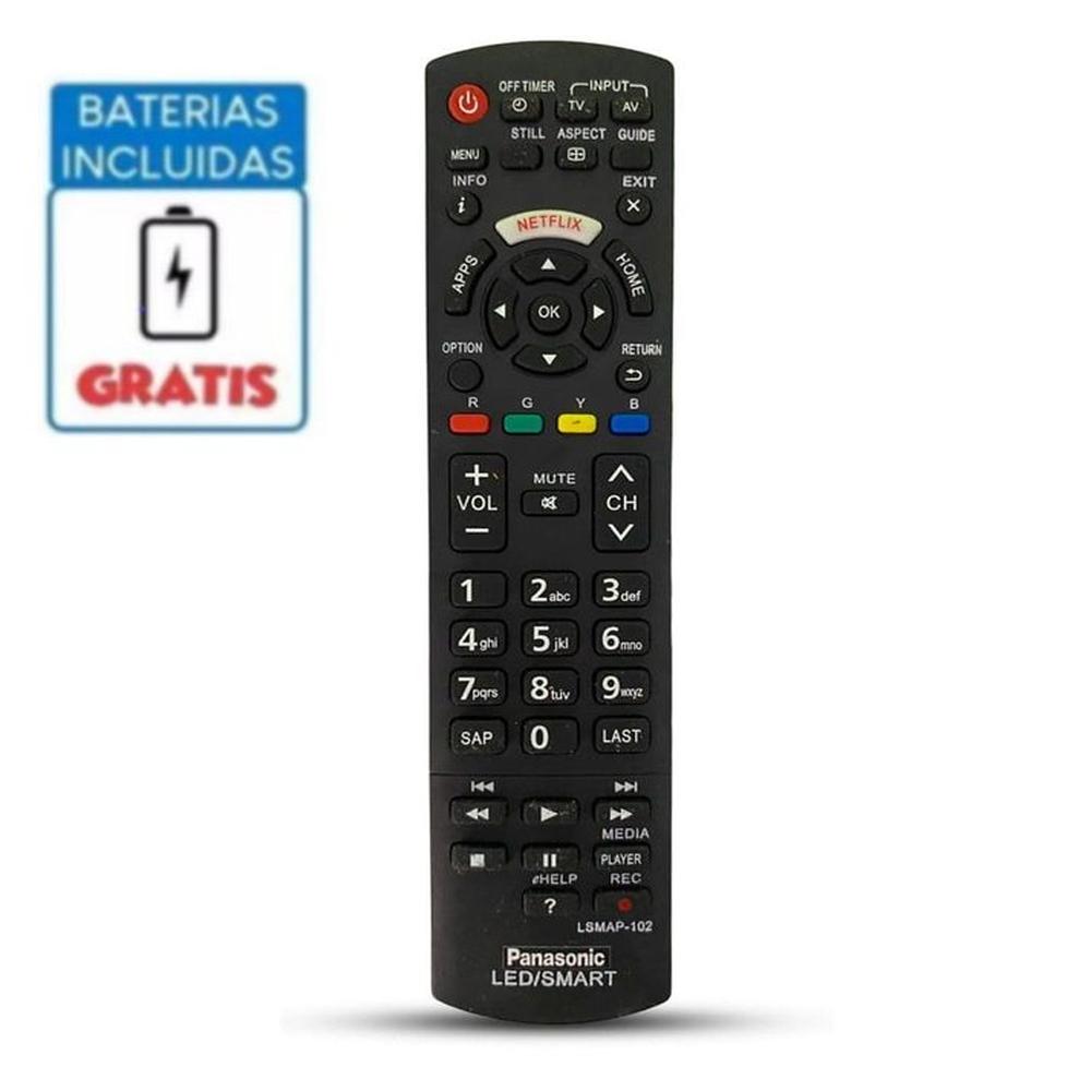 CONTROL REMOTO PANASONIC VIERA PARA TV SMART Pilas