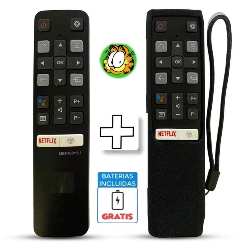 Control Remoto Tcl Generico Smart Modelo RC802V Funda Negra