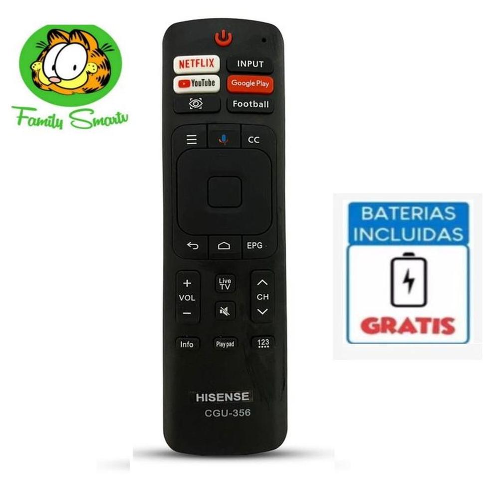 Control Remoto Para Hisense Smart Versión nueva  Pilas