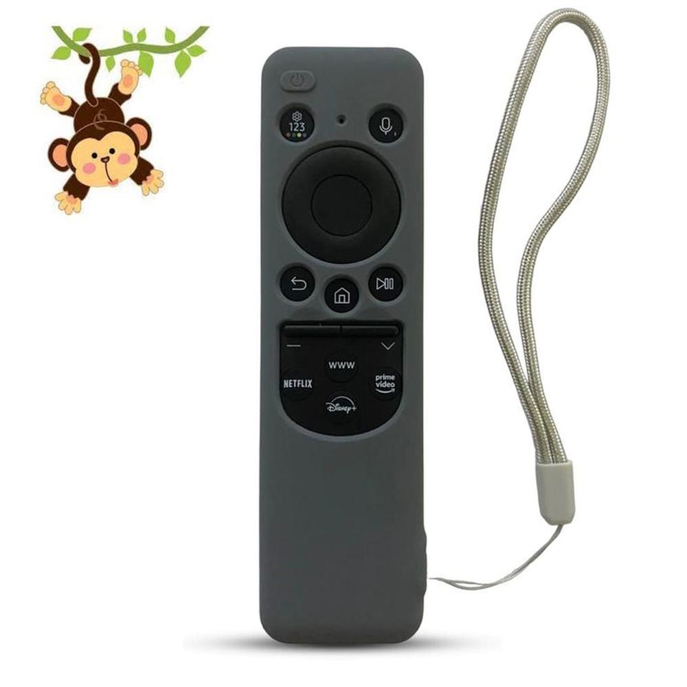 Funda Para Control Samsung Solar Smart Tv Modelo 2023- Plomo Oscuro