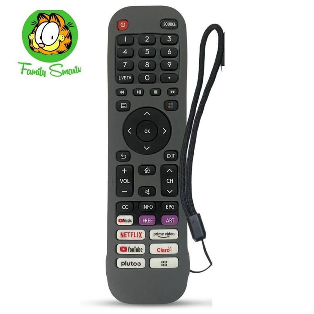 Funda para control remoto Smart Hisense EN2I30H  Plomo Oscuro