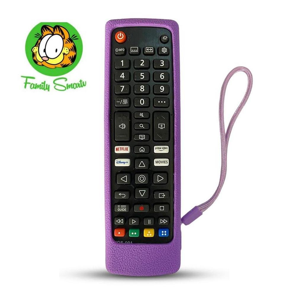 Funda para Control Remoto LG Smart con tecla Disney Purpura