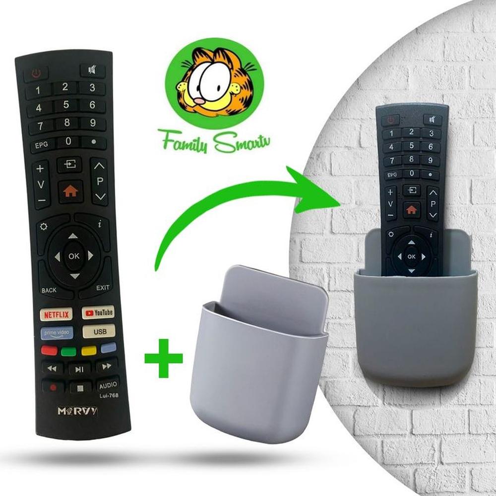 CONTROL REMOTO MIRAY SMART TV 4K + Soporte Multicional
