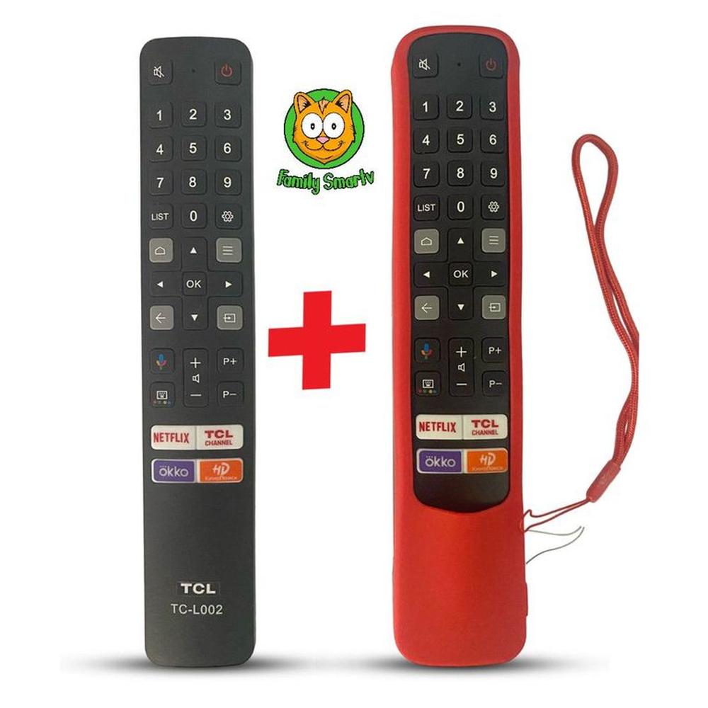 Control Remoto Tcl Generico Smart Modelo FMR8 + Funda Roja