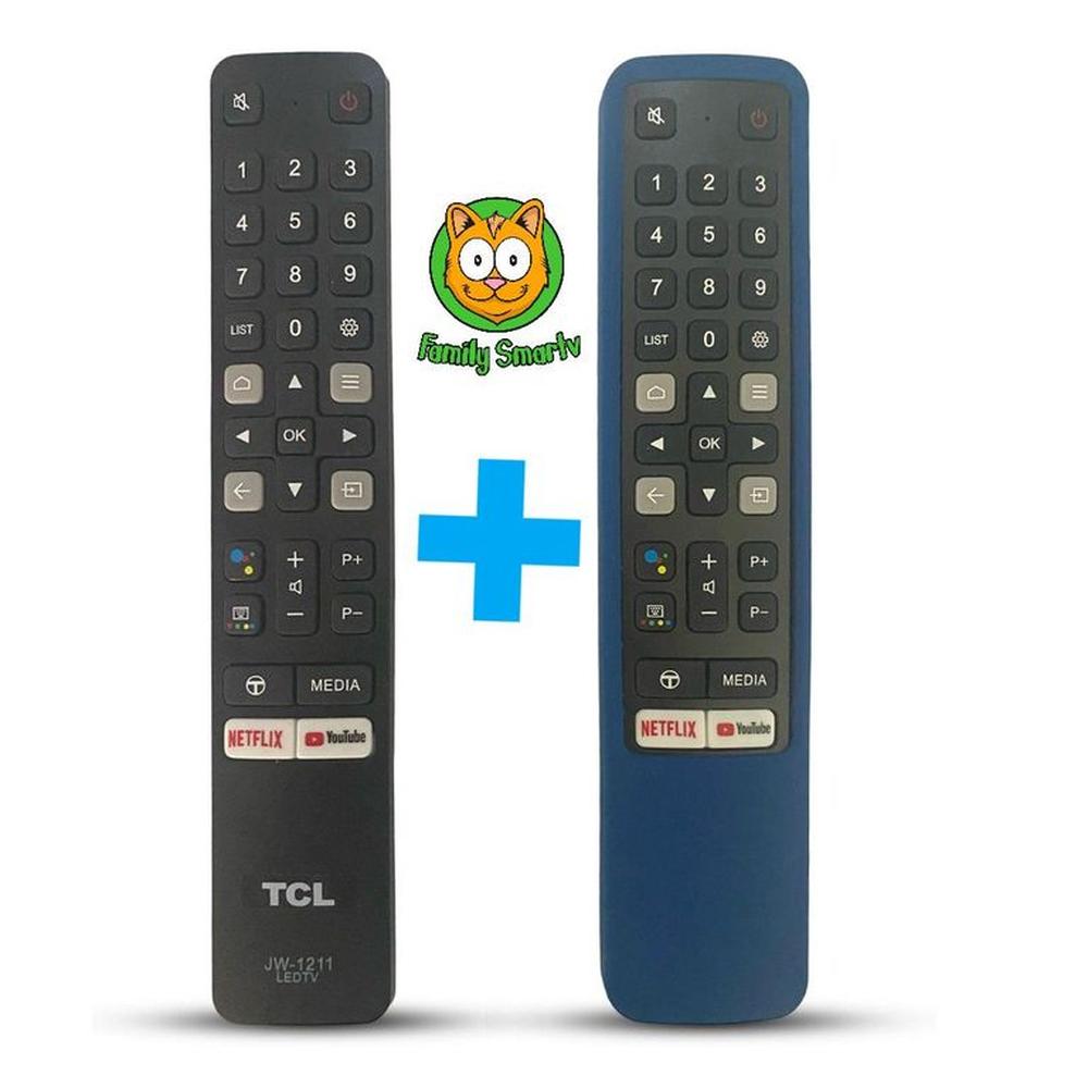 Control Remoto Tcl Generico Smart Modelo RC901V + Funda Azul