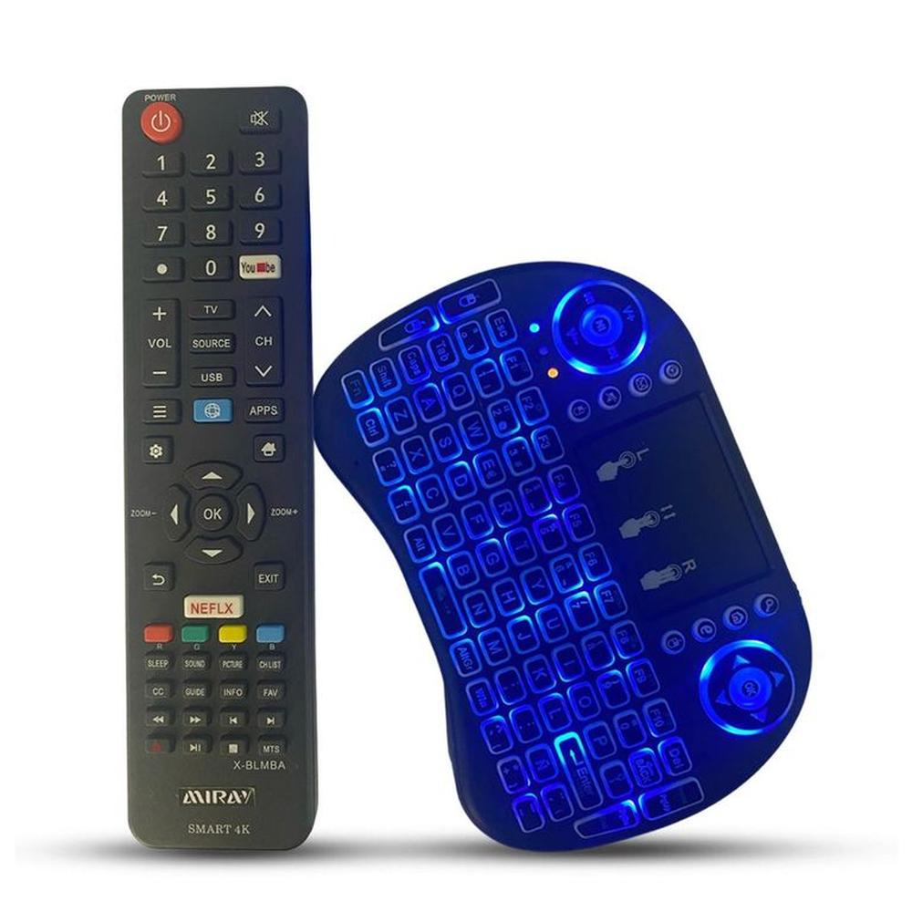 Control Remoto Miray Para Smart Tv 4k Pilas + Teclado
