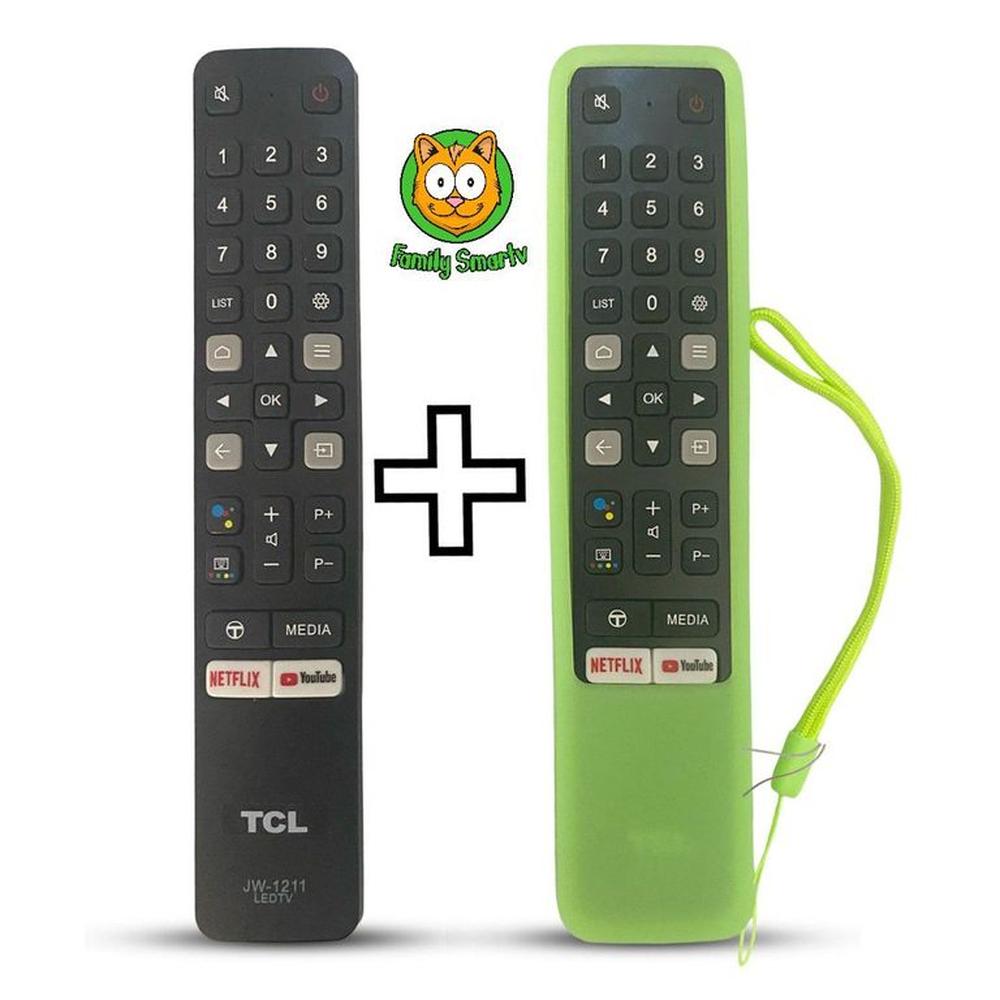 Control Remoto Tcl Generico Smart Modelo RC901V + Funda Verde