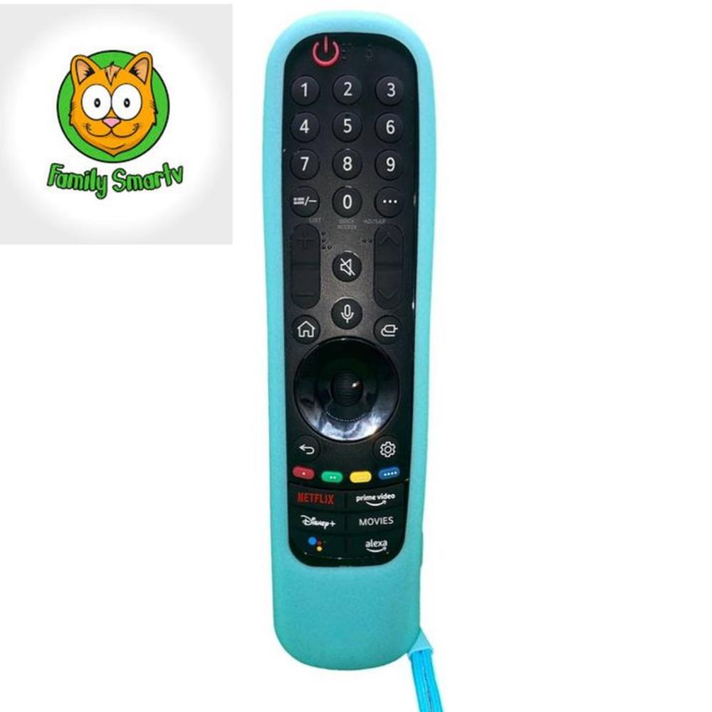 Funda silicona Sikai An-mr22ga Control remoto LG Magic 2022 / Celeste