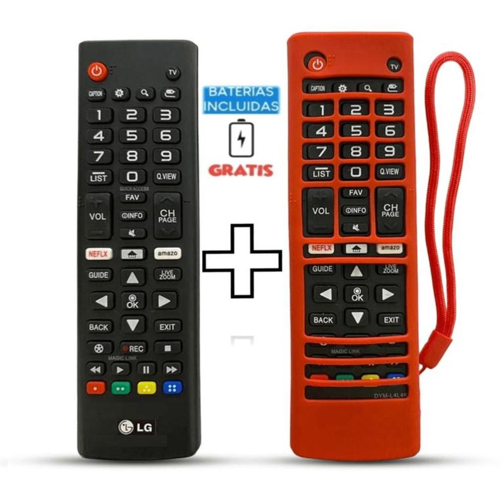 Control Remoto LG Led Smart tv 4k  Funda rojo