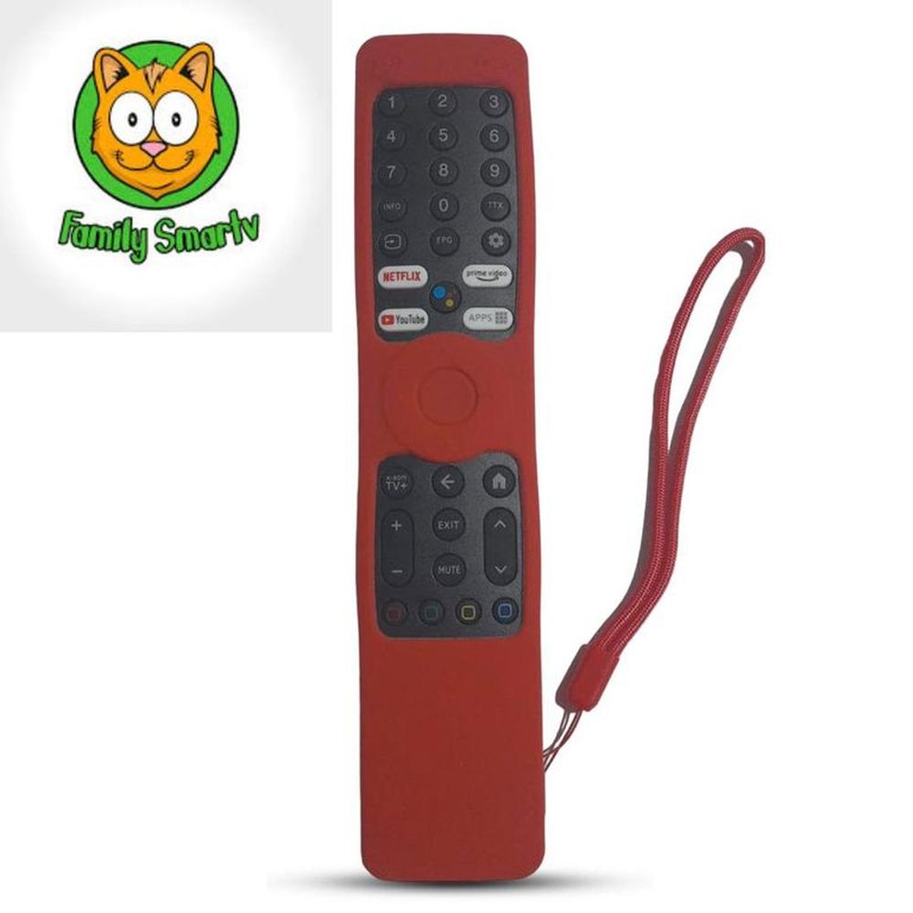 Funda para Control Remoto Tv Xiaomi XMRM-ML MI TV Q2  Rojo