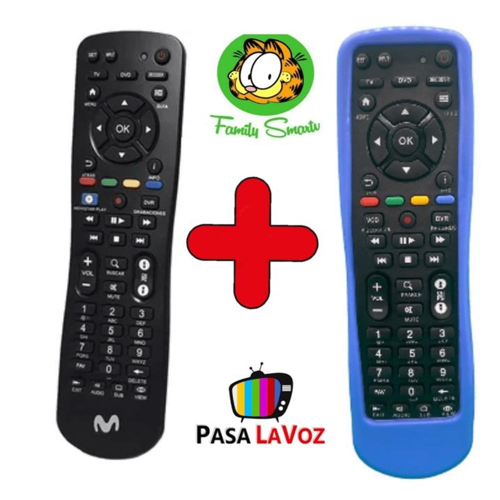 Control Movistar para Decodificador Funda Azul
