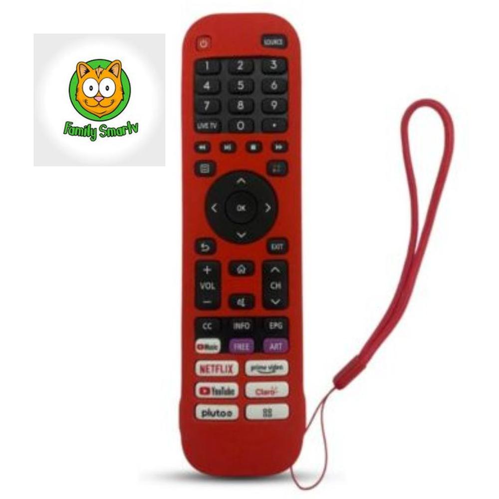 Funda para control remoto Smart Hisense EN2I30H  Rojo