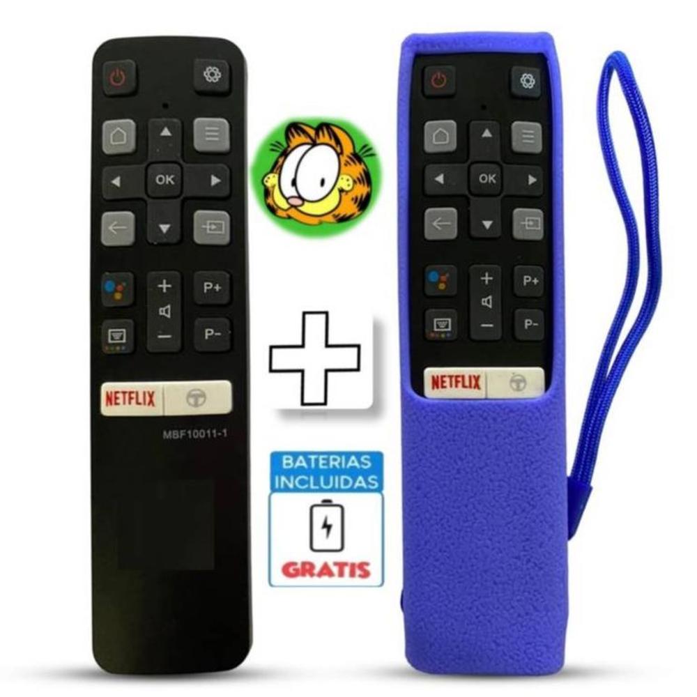 Control Remoto Tcl Generico Smart Modelo RC802V  Funda Azul