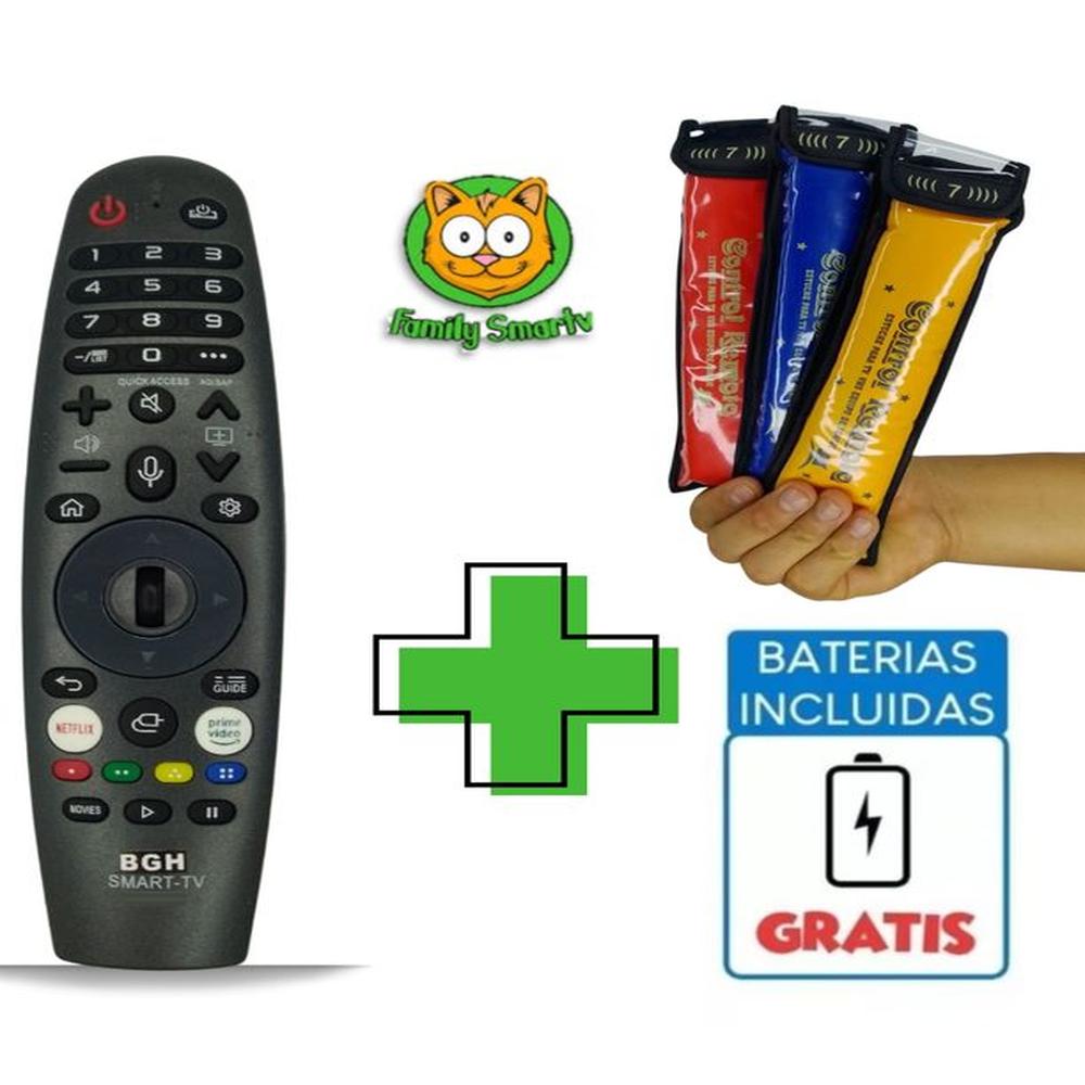 Control Magic Universal para Tv BGH Webos Smart Tv + Funda