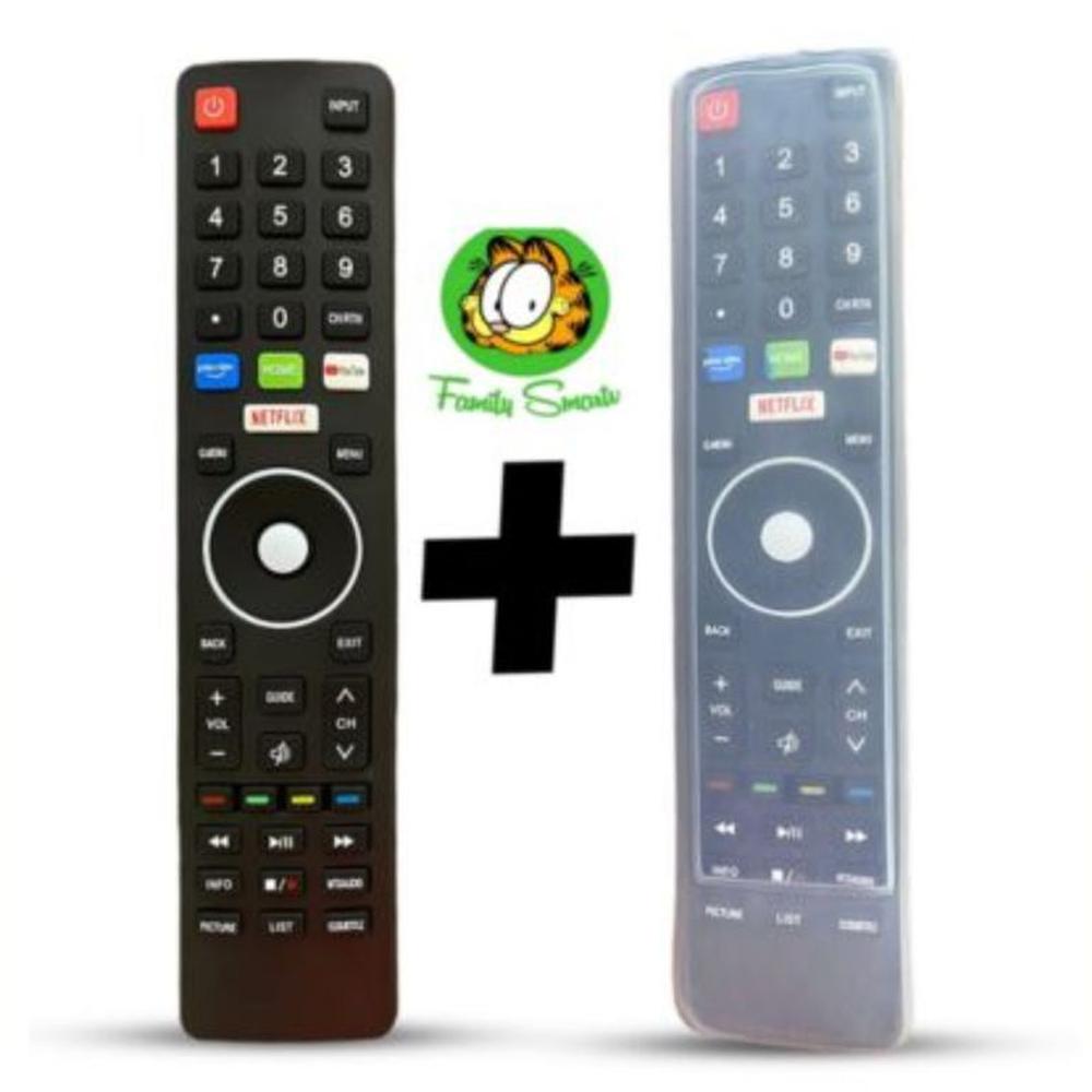 Control Remo Para Tv Smart Bgh B3219k5i  Funda Silicona Suave