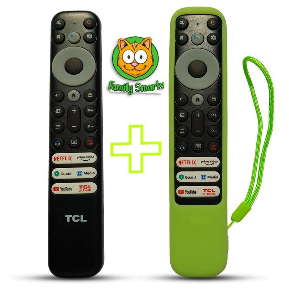 Control remoto de para TV inteligente TCL RC902V + Funda Verde
