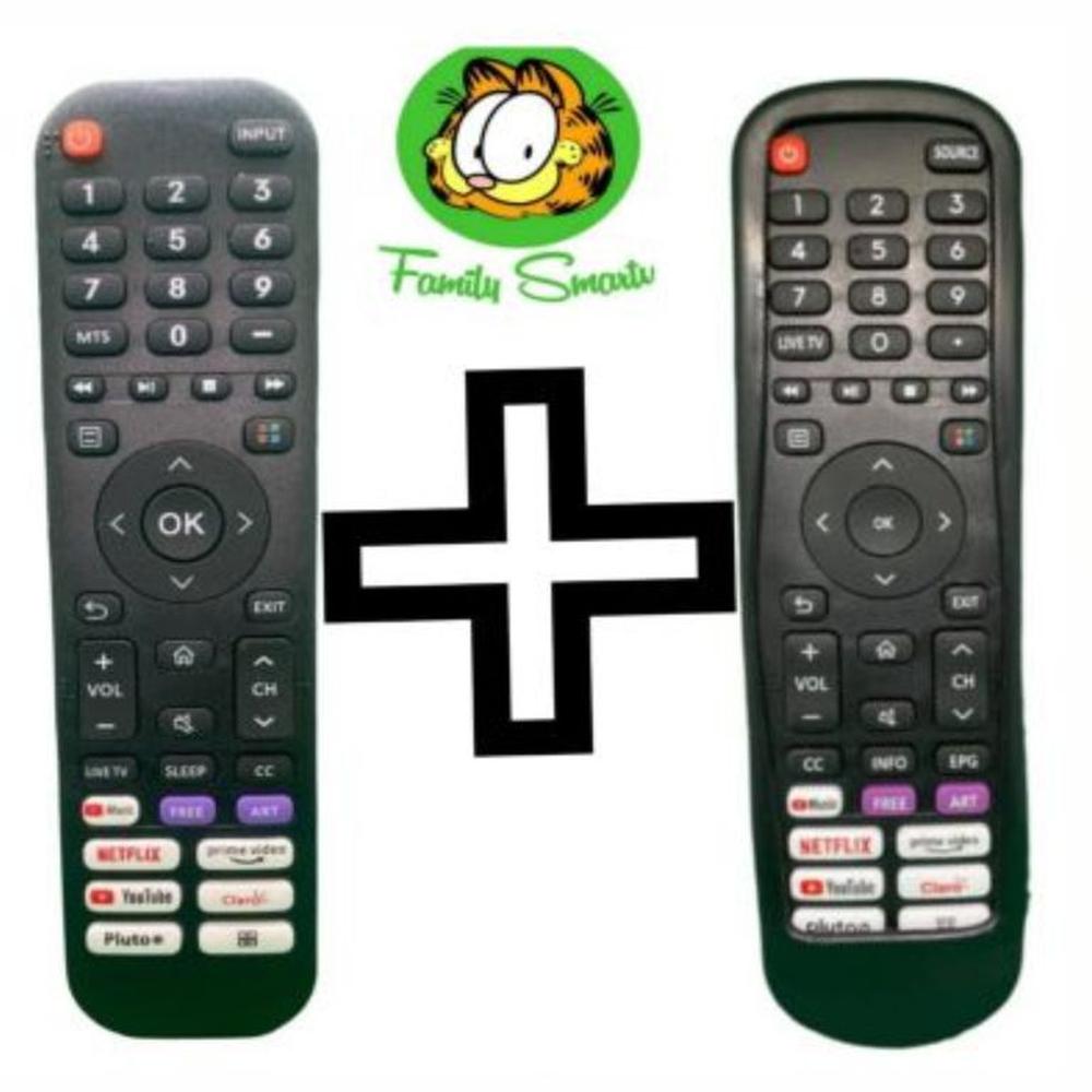 Control remoto para televisor Smart Hisense EN2I30H funda Negro