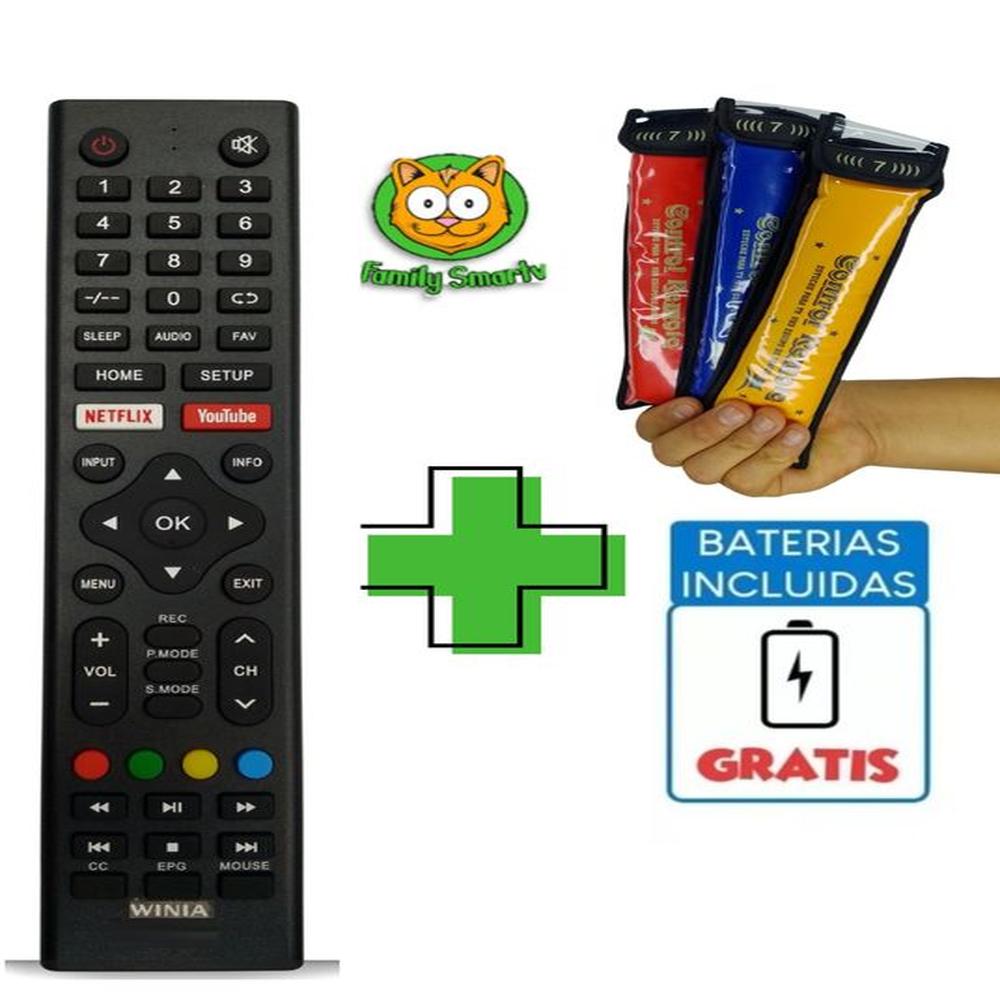 Control Remoto TV Winia HD Smart 2024 + Funda