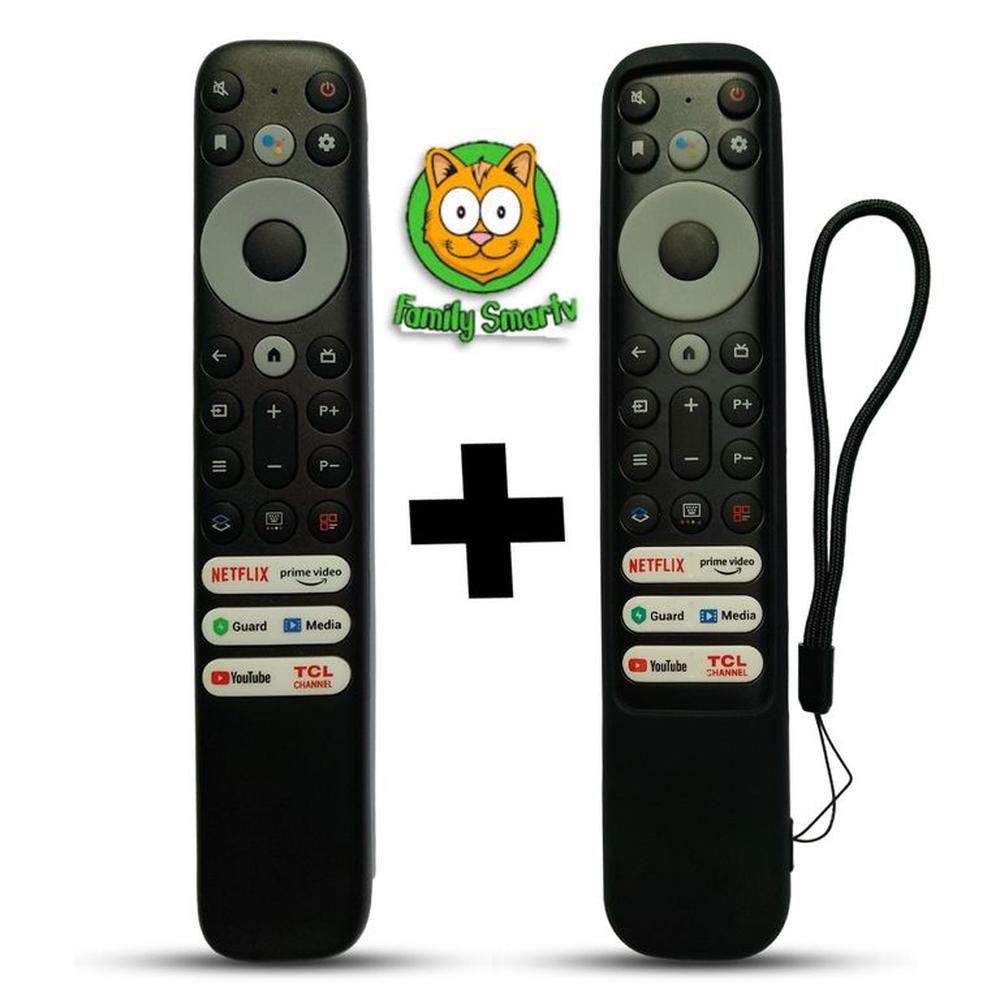 Control remoto de para TV inteligente TCL RC902V + Funda Negra
