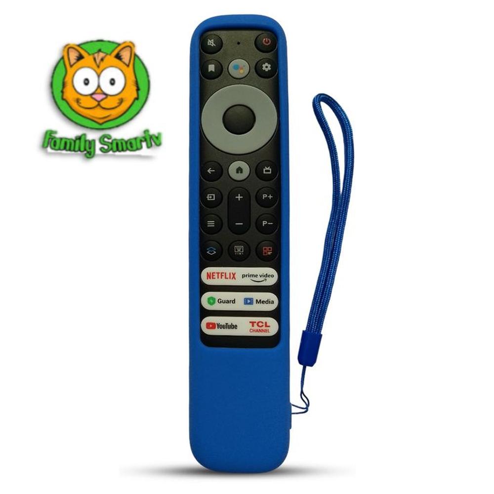 Funda de silicona para Control remoto Tcl Rc902v Azul