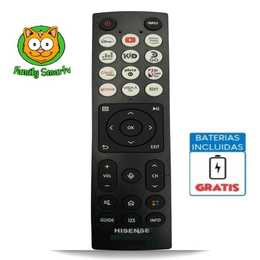 Control Remoto Para Hisense Smart 2024 + Pilas