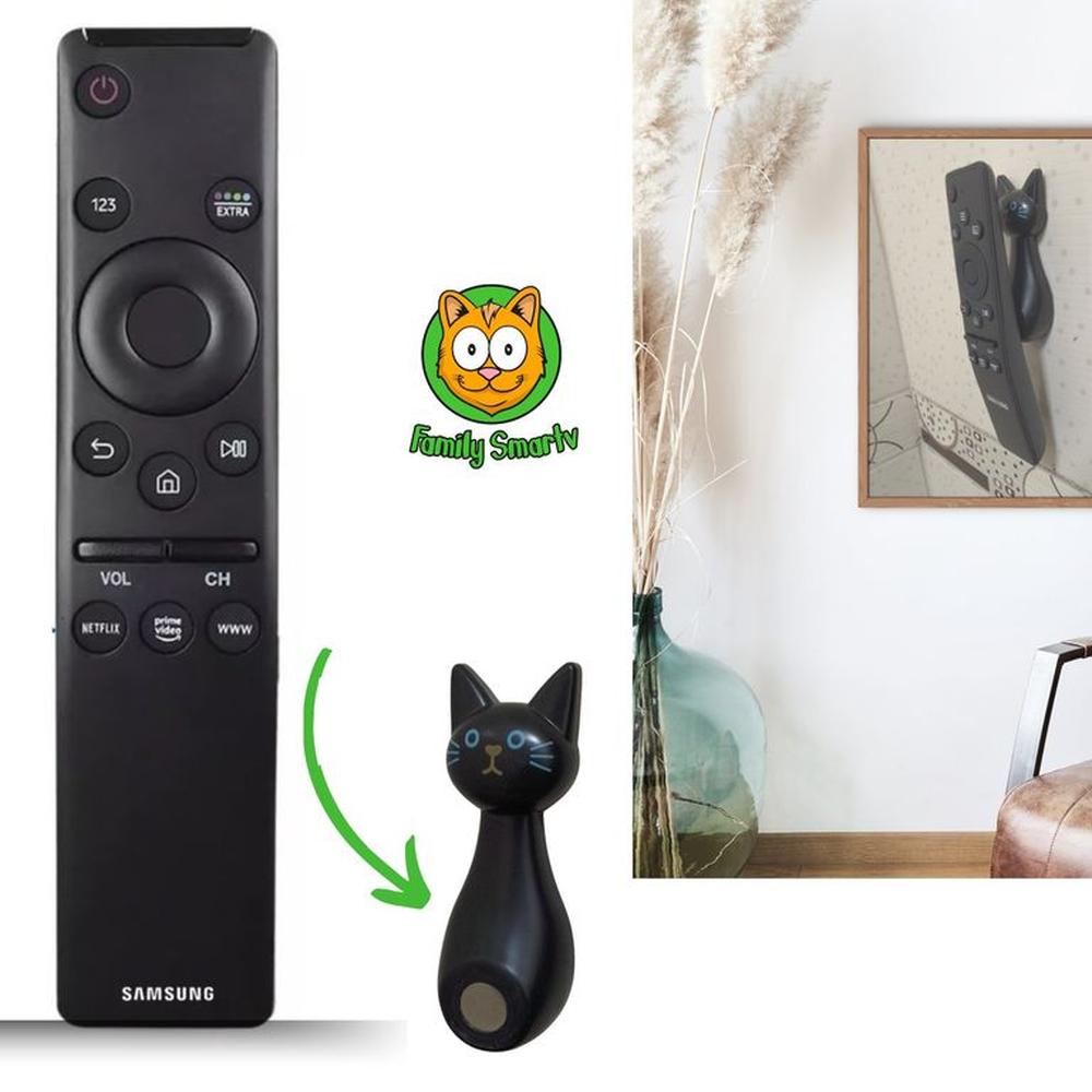 Control Remoto Para Samsung Smart Tv 4k + Soporte de Gato
