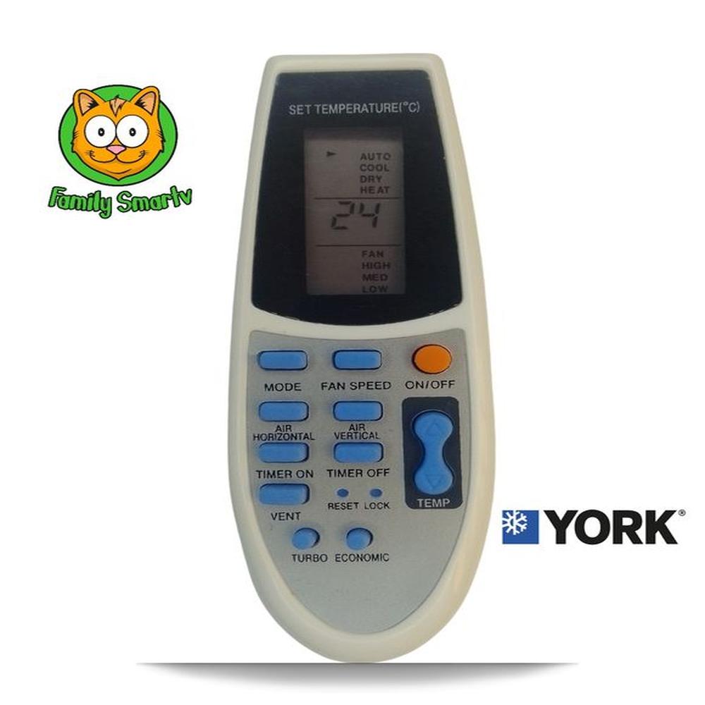 CONTROL REMOTO R92BGE R91BGE YORK AIRE ACONDICIONADO