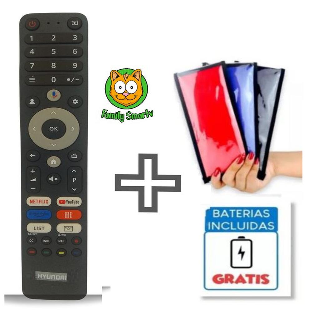 Control Para Hyundai Smart TV 4k Modelo HYLED5020G4KM + Funda