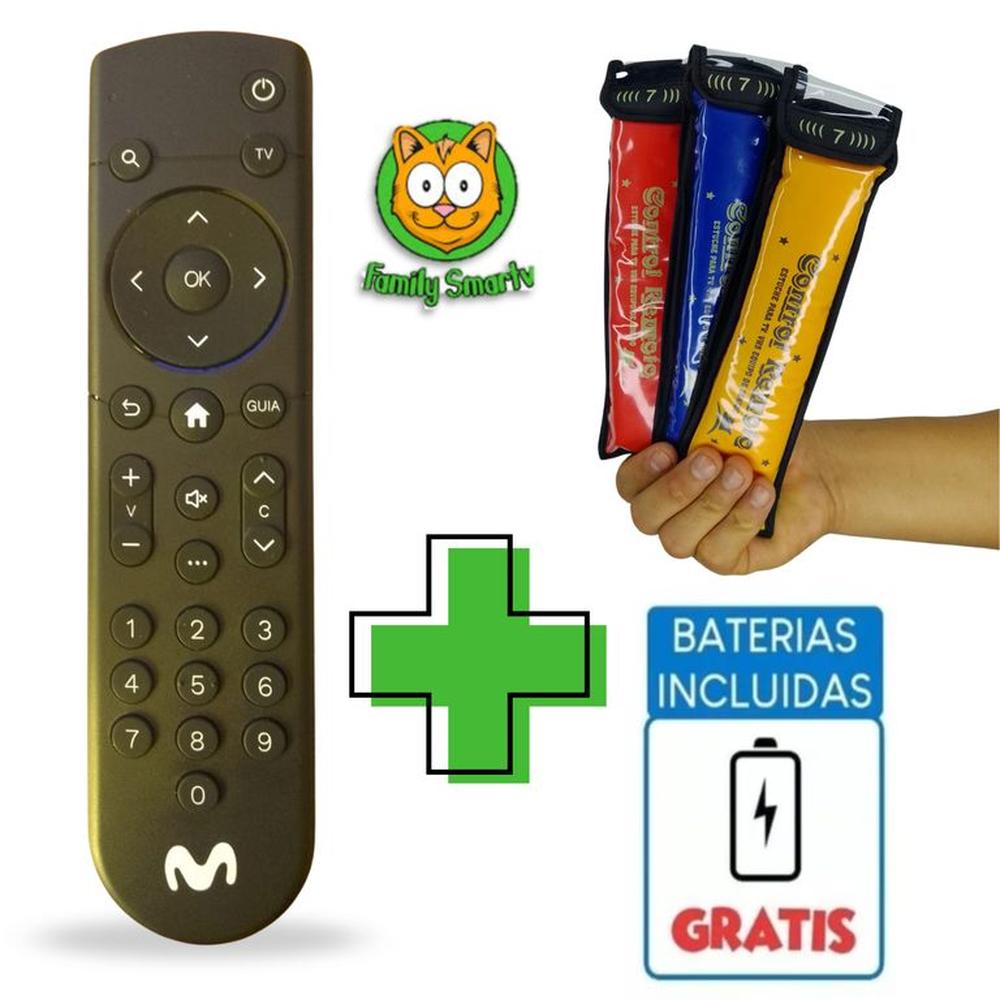 Control Generico Movistar para Decodificador +  Funda
