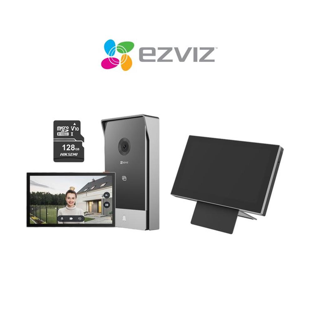 Videoportero doméstico HP7 + Monitor Táctil SD7 + Micro SD 128gb - Ezviz