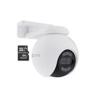 Cámara de seguridad exterior IP PT H80x Dual 4K + Micro SD64GB - Ezviz