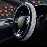 FUNDAS DE TIMON CUERO CON BRILLANTES