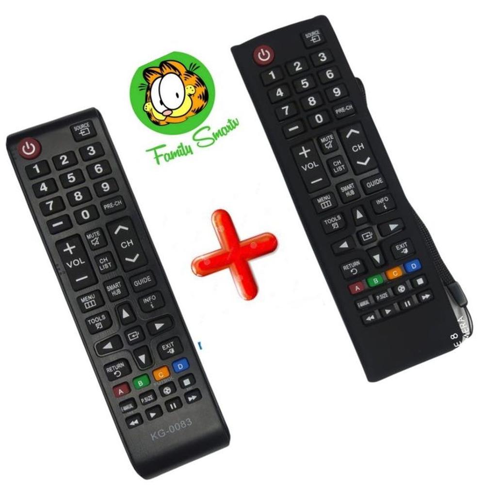 Control Remoto Para Samsung Smart Botón Modo Futbol funda Negro