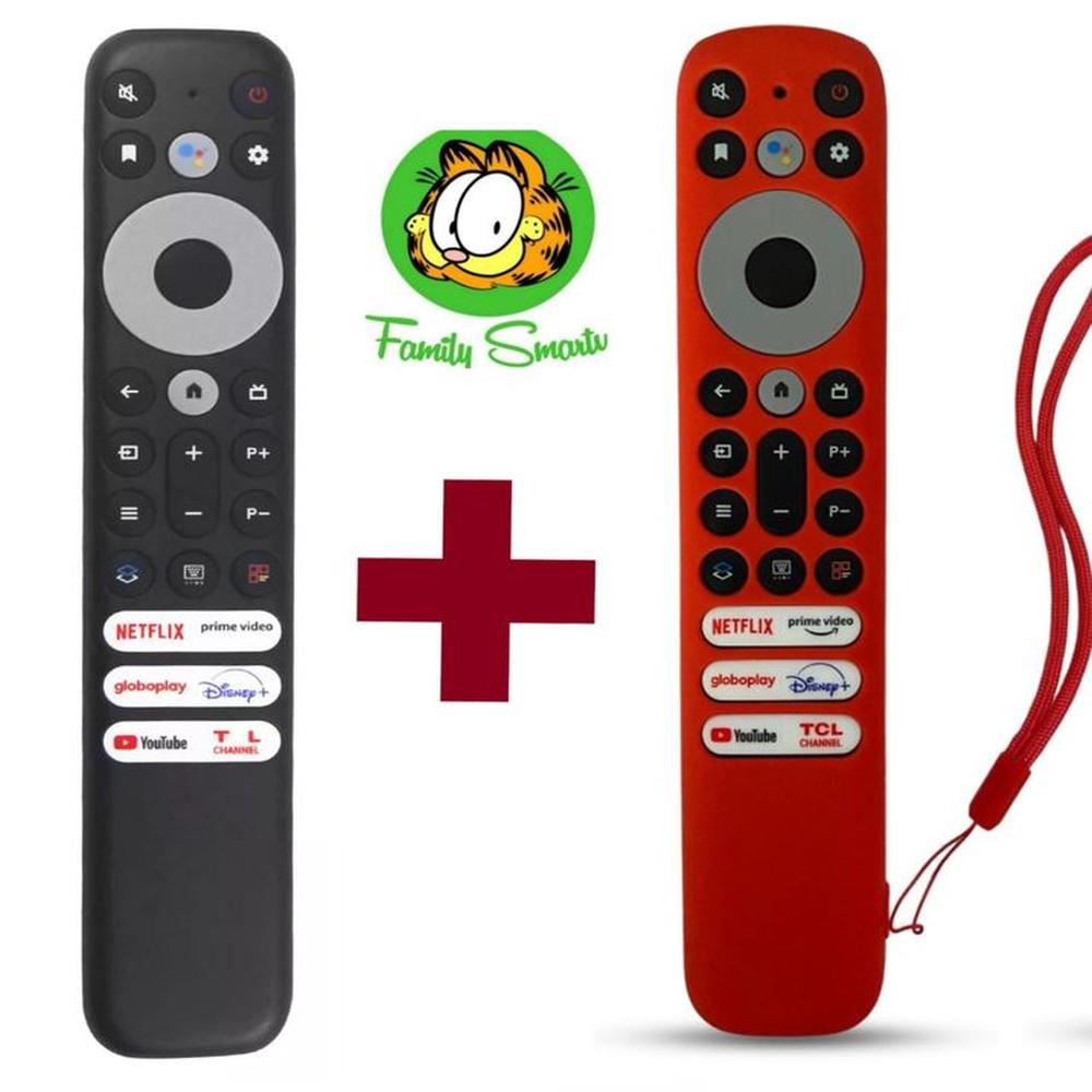 Control remoto de para TV inteligente TCL RC902V Funda Roja