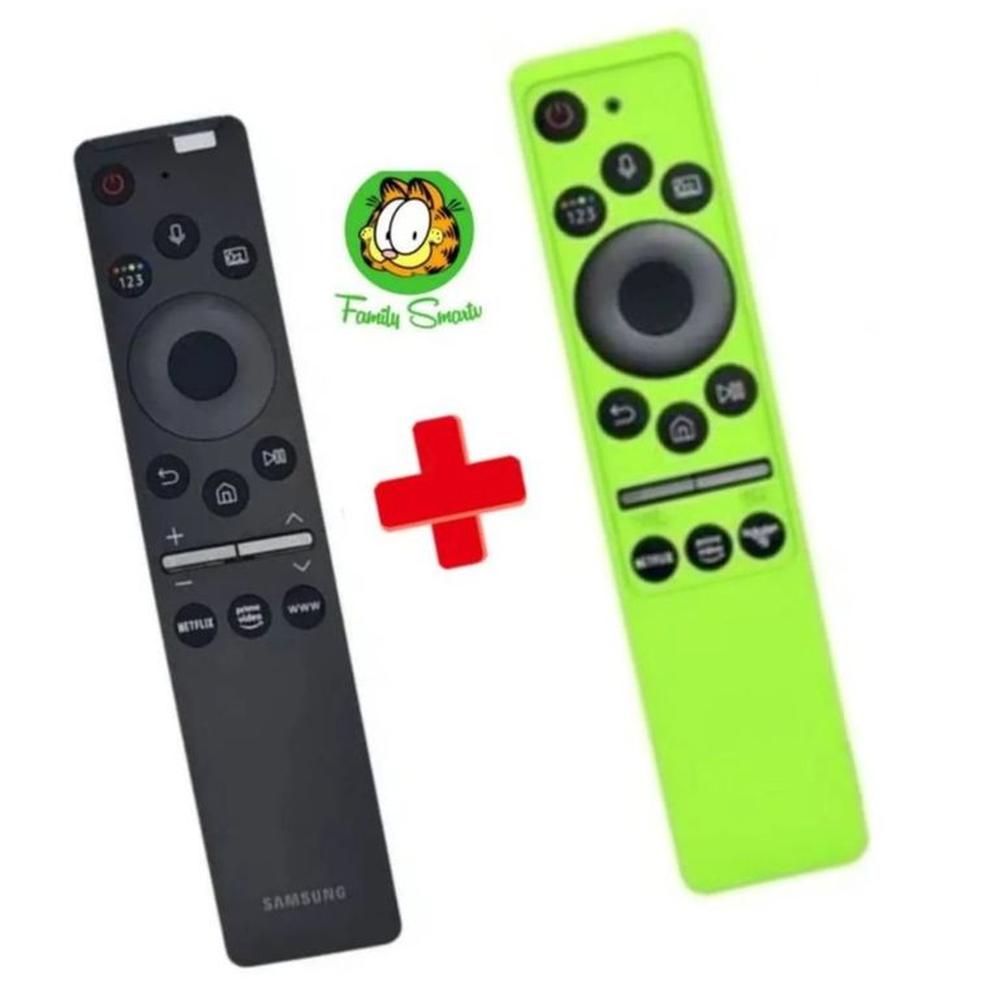Control Remoto Genérico Samsung Con comando Voz Bn59-01330  funda Verde