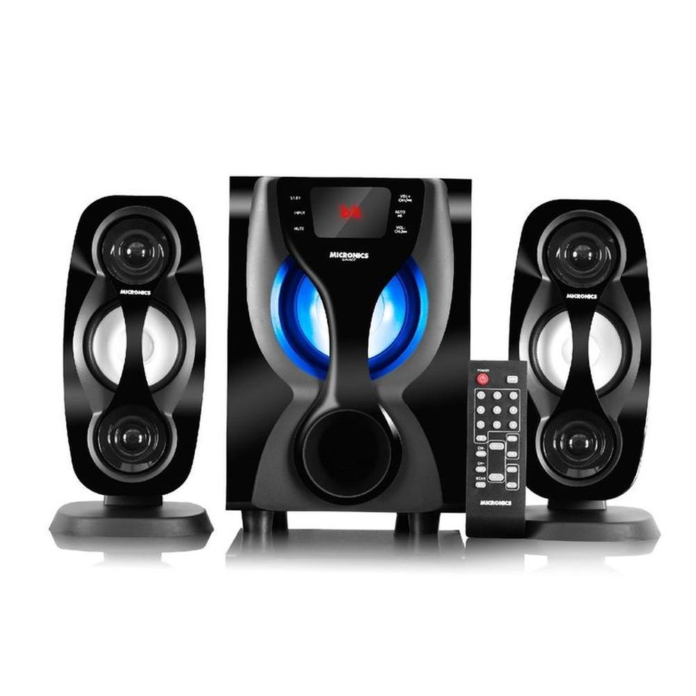 Parlante Micronics 2.1 SAVAGE MIC S7415BT - Negro