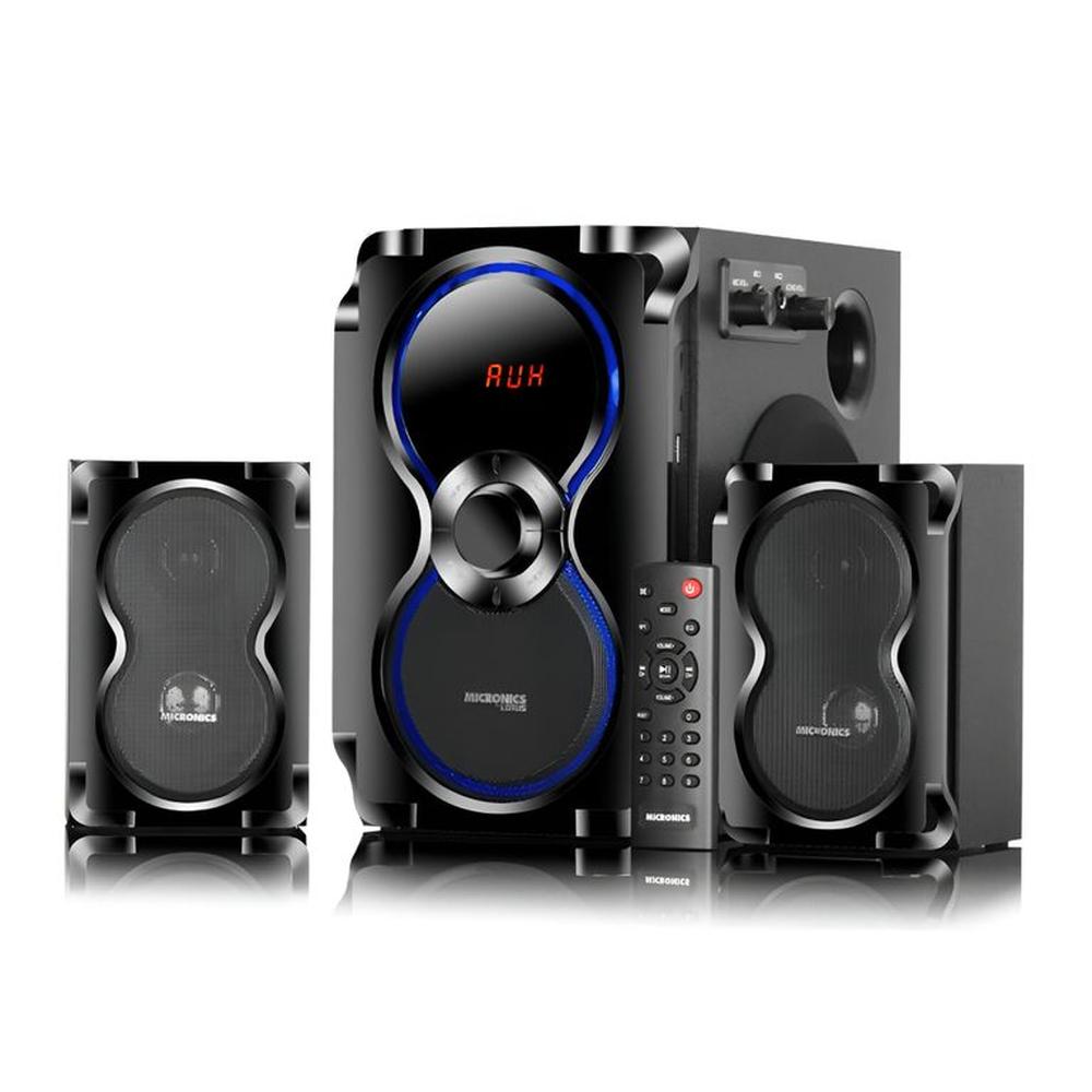 Parlante 2.1 Micronics Lotus MIC S6026KTV Subwoofer Karaoke 80 Watts