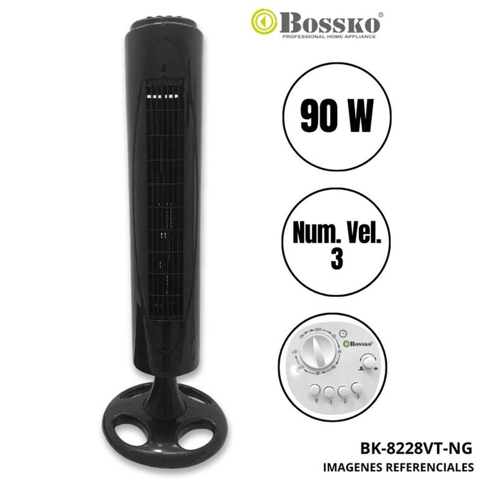 Ventilador de Torre Bossko BK-8228VT-NG de 90w