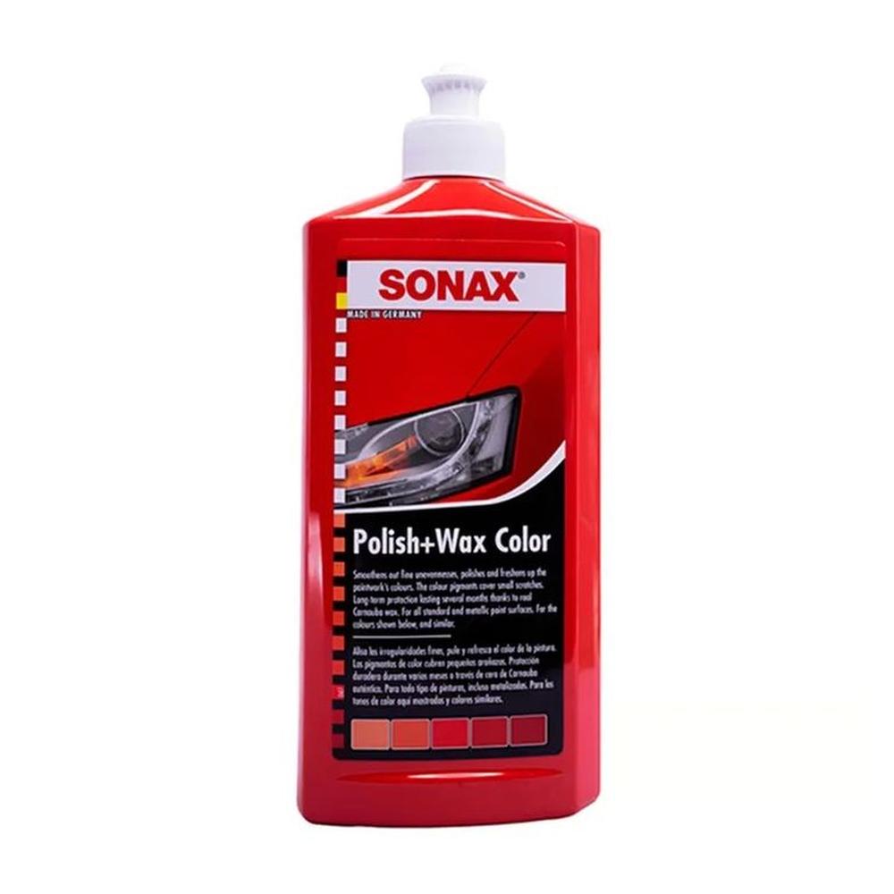 Cera Sonax Líquida 500ML Rojo