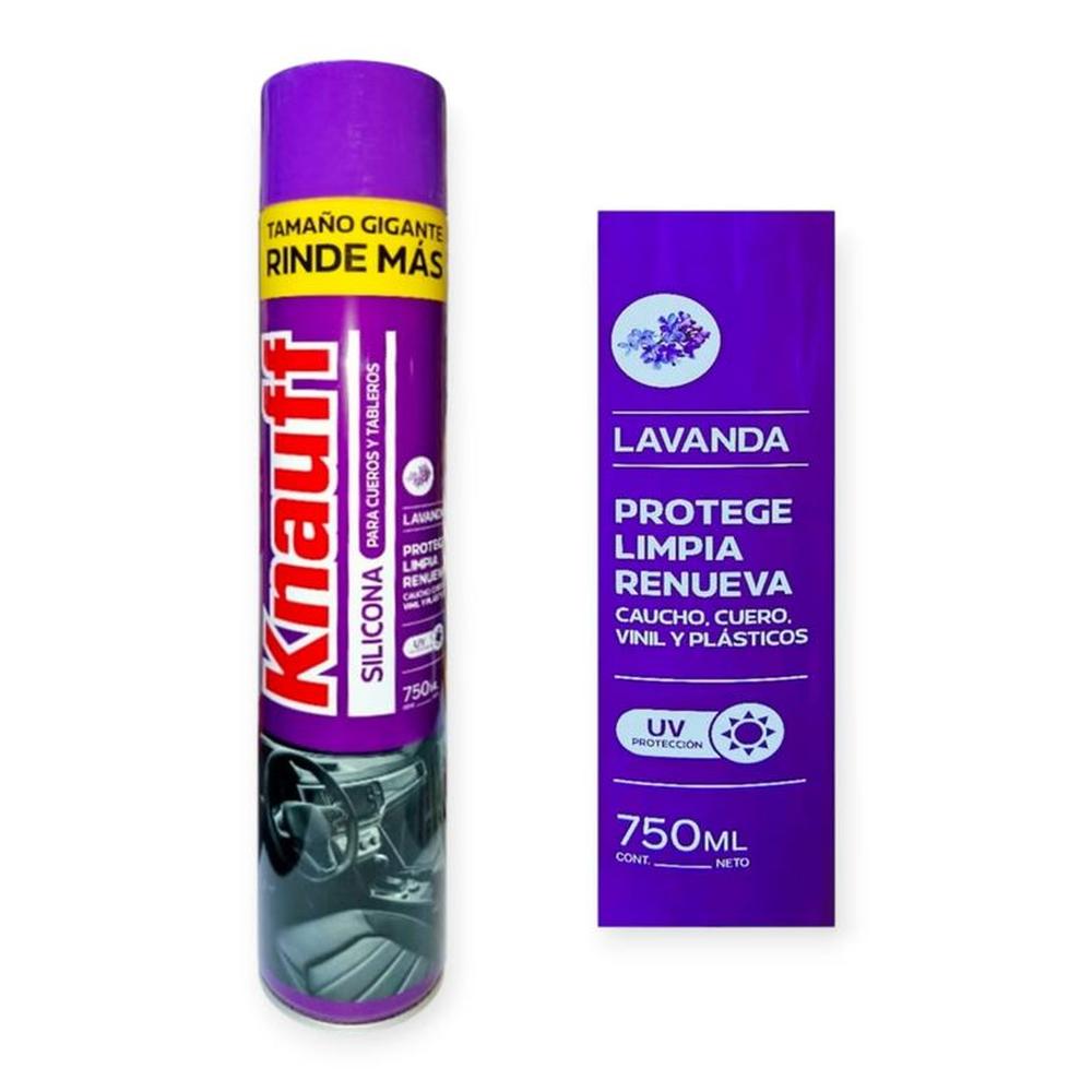 Silicona Aerosol Para Tableros y Cueros Lavanda 750 ML